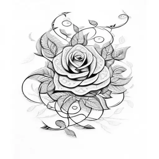 Guitar Turning Into Vines And Flowers