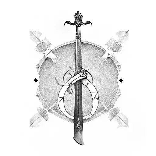 A Sword With Music Notes