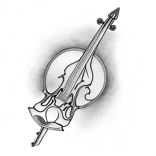 A Sword With Violin Key