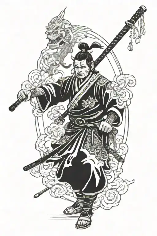 Samurai With A Kalash