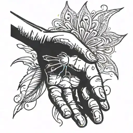 Hand Reachinf For Sun Realism