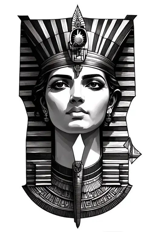 Justice And Egyptian And Puzzle Pieces Forming