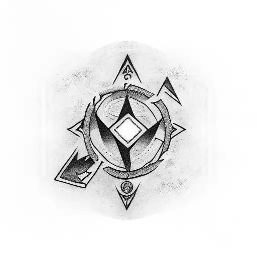 Hiking Trail Lined With Nordic Runes