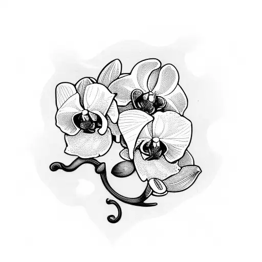 Orchid Mix With Gore And Gothic