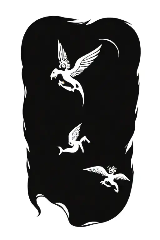 Pisces And Scorpio Zodiac Signs With A Guardian Angel