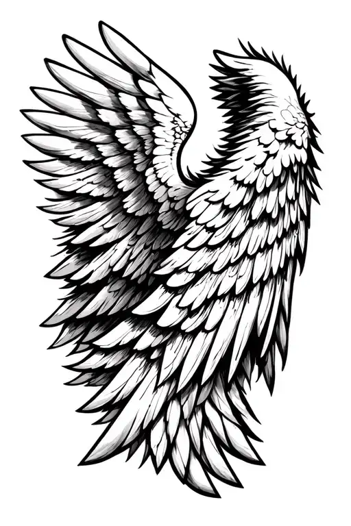 Wings With Background