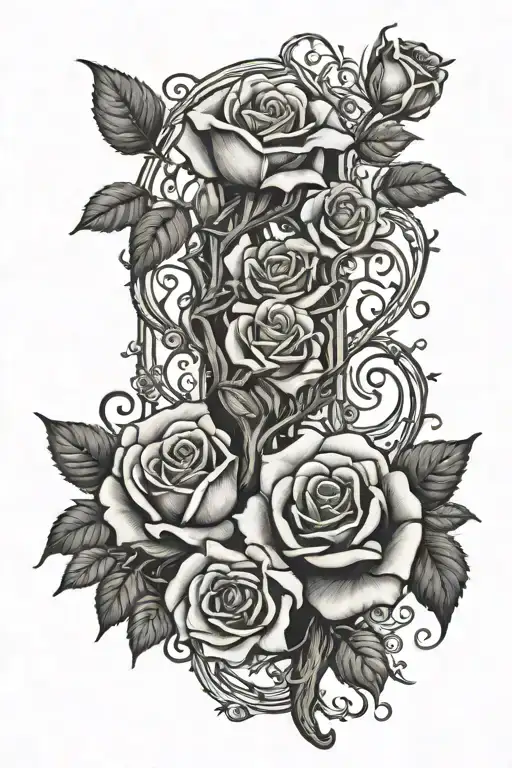 Roses And Family Tree Dantes Inferno