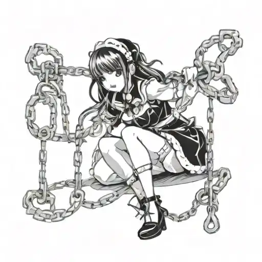 Hentai Maid Girl Is Chained