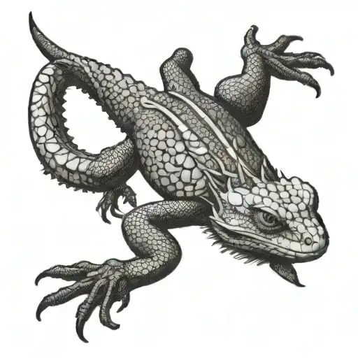 Bearded Dragon Wrapped