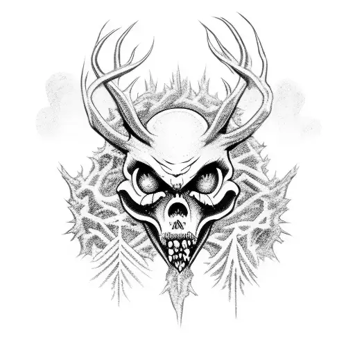 Zombies And Evil Creatures In A Forest