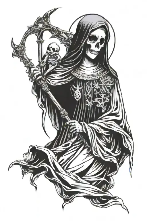 Saint Death Like Holy Mary