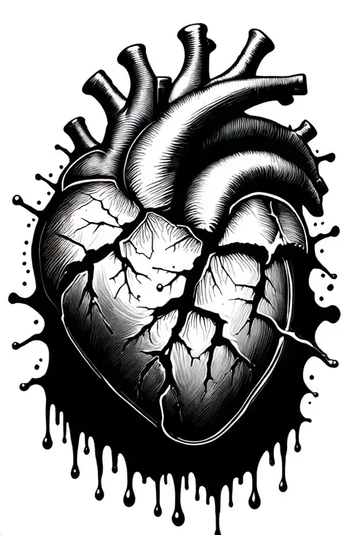 Broken Heart That Is Leaking