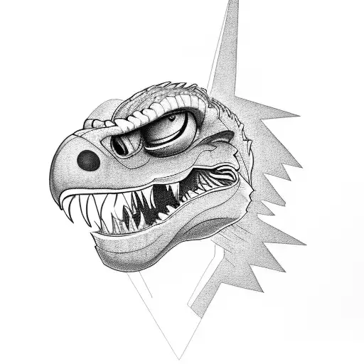 Raptor And Super Mario