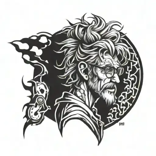 Crazy Professor Hair Rock Band