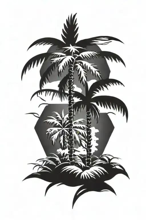 Palm Tree Surrounded