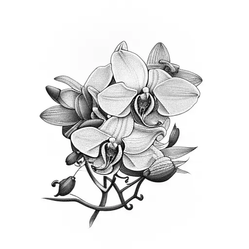 Hong Kong Orchid With Mix Of Papilionanthe Miss Joaquim