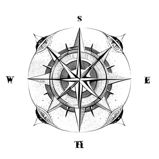 Integrate A Football Helmet With A Compass Rose For A Sporty And Adventurous Look