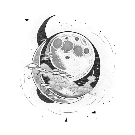 Moon And Saturn Combination