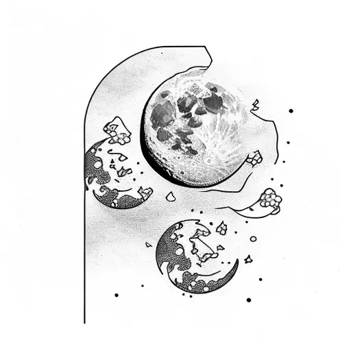 Moon And Blank Space