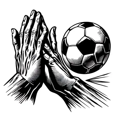 Soccer Casino Pray Hands