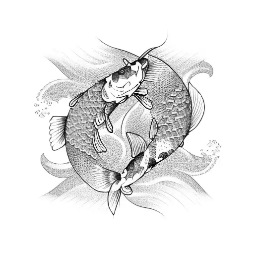 Japanese Koi Fish Waves Full Sleeve