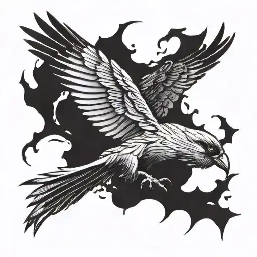 Dangerous Bird Flying