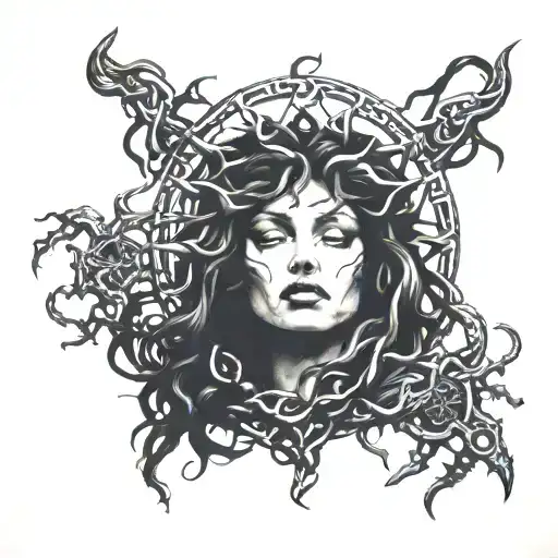 Medusa Thorns Chains Emotional