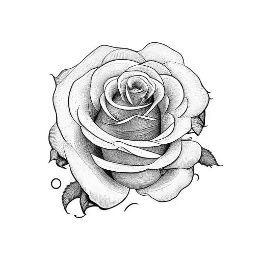 Roman Numeral With Roses