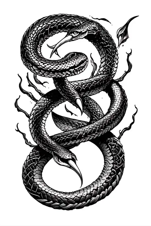 Loki Snake Norse Mythology Fore Arm
