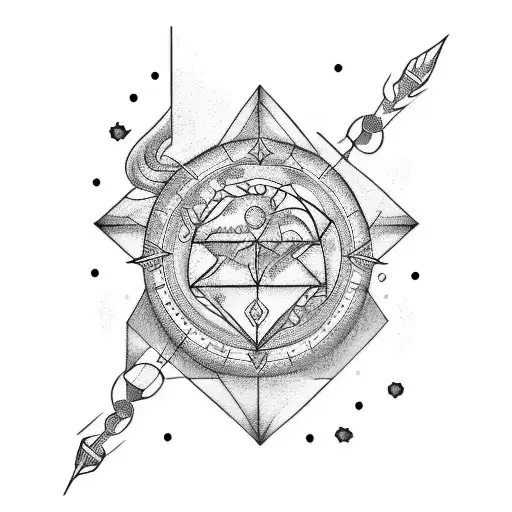 222 With Capricorn Zodiac Constellation