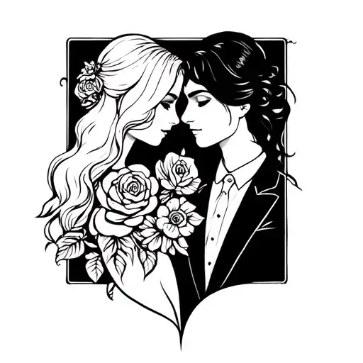 Pair Tattoo For Husband And Wife