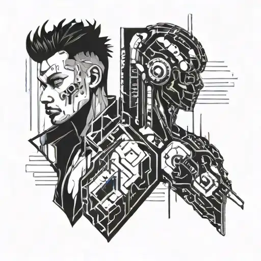 Years 2016 And 2020 Represented In Binary In Cyberpunk Style