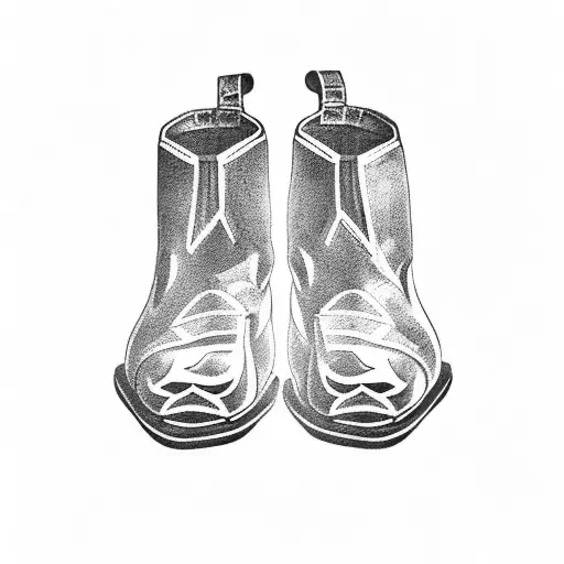 Cowboy Boot With California Poppy And Colorado Columbine