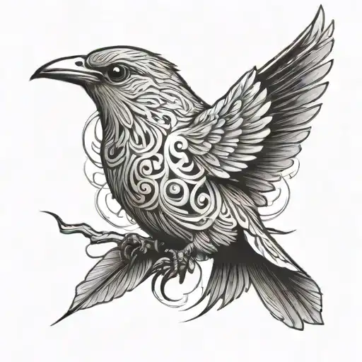 Heyoka Thunder Bird Flying