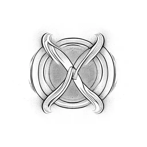 Infinity Symbol With The Name Kerrison Through The Middle