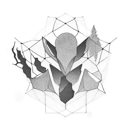 A Simple Silhouette Of 4 Beat Friends