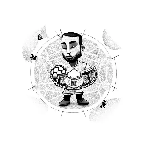 A Soccer Player Holding A Bible While Playing Chess