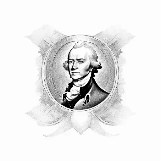 Alexander Hamilton But Dark