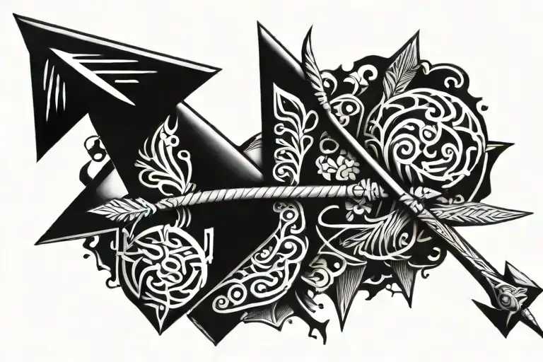 Detailed Arrow Going