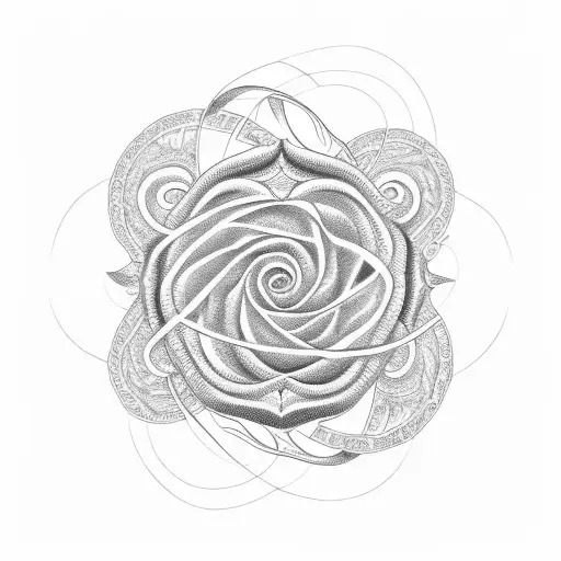Floral Spiral Golden Ratio