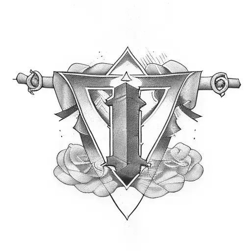 Dudley Sleeve With Cross And My Birthday