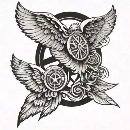 Wings And Roman Numerals