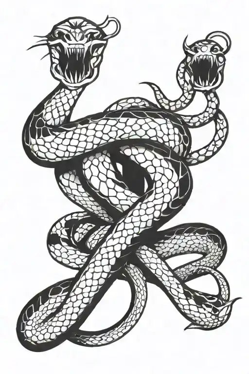 Snake Intertwined