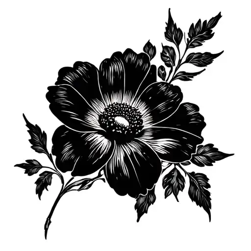 A Black Flower