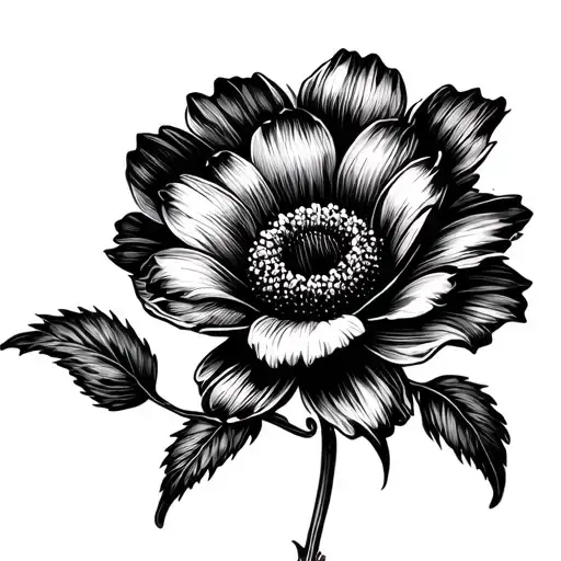 A Black Flower
