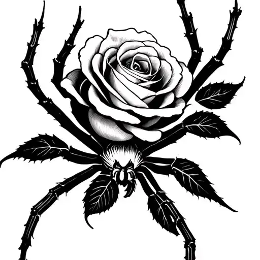 Spider And Rose