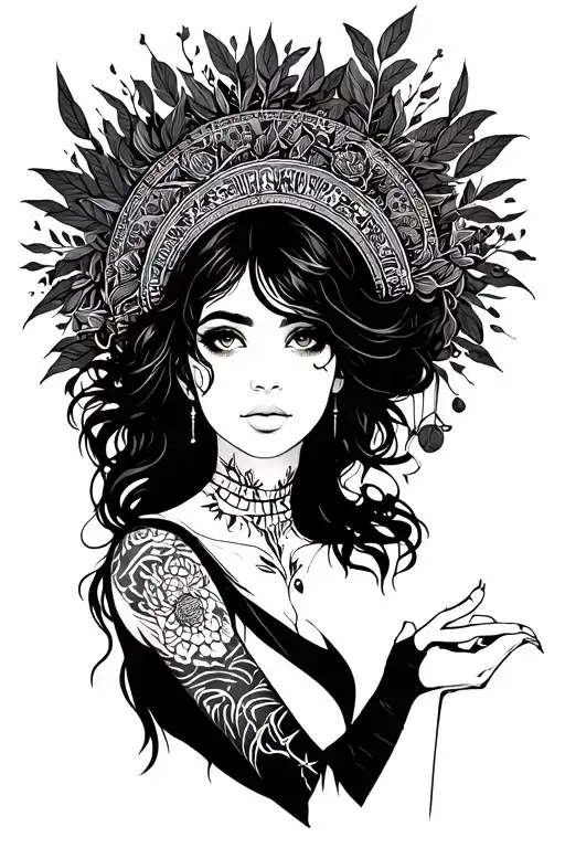 Sagittarius Black Girl Holding