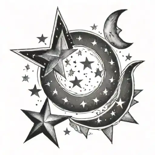 Stars And Moon