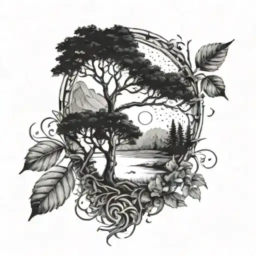 Tree And Wild Nature