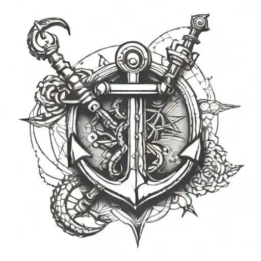 Nautical Elements Like Anchors